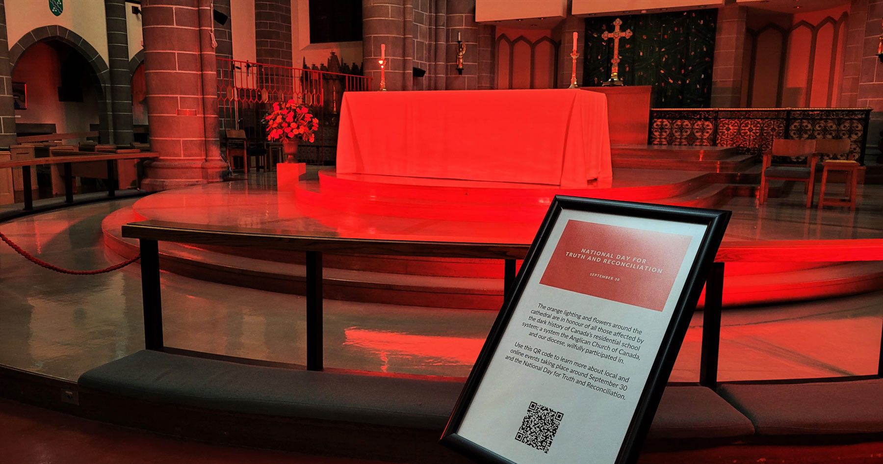 The altar at Christ Church Cathedral