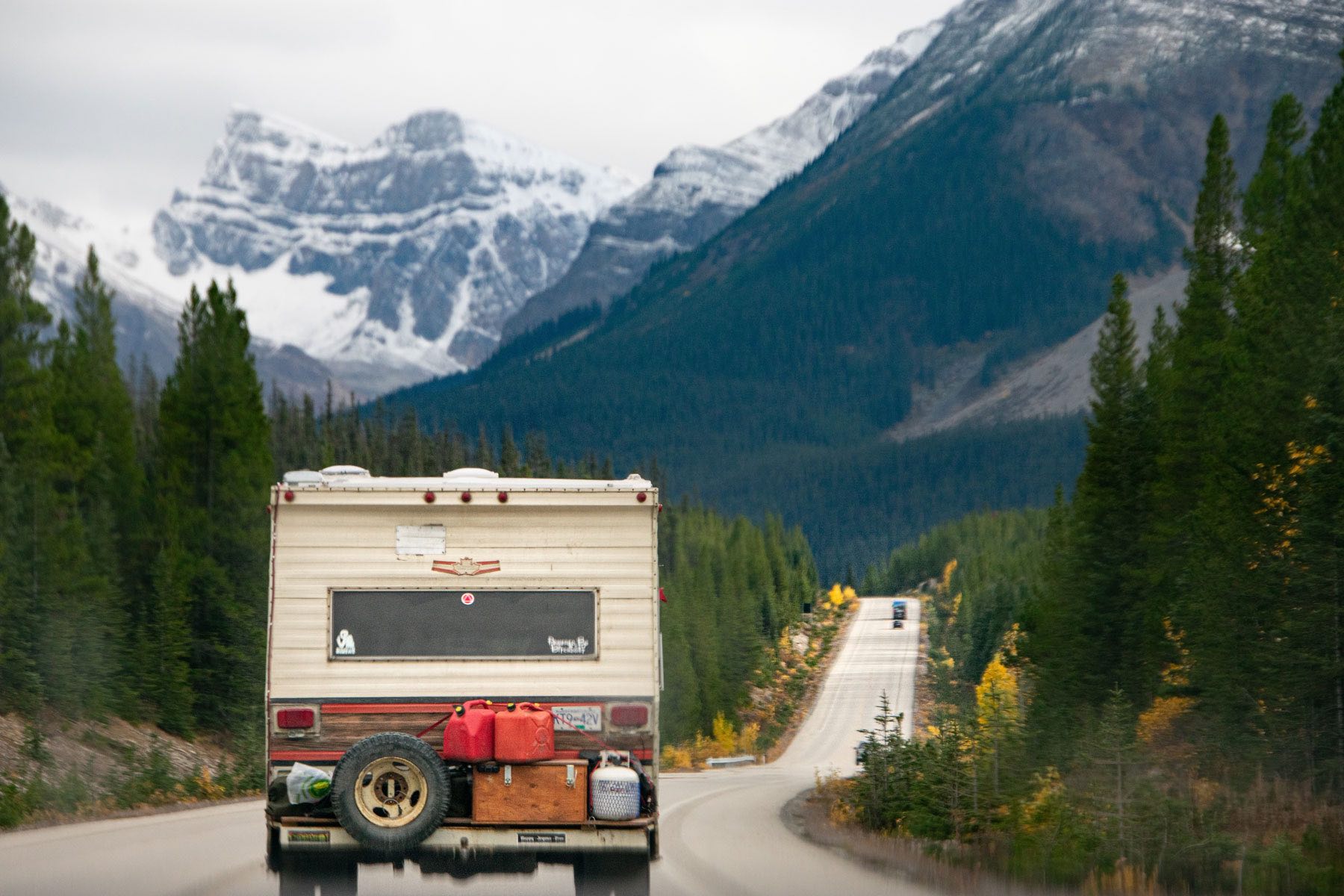 Highway 1 near Banff
